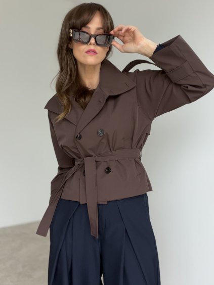 Short trench coat