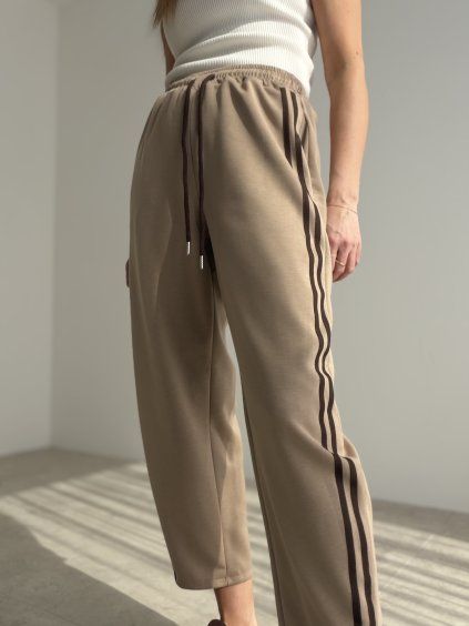 Sweatpants with stripes