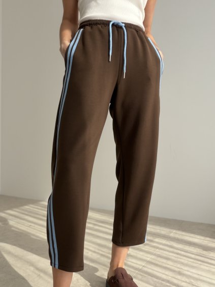 Sweatpants with stripes