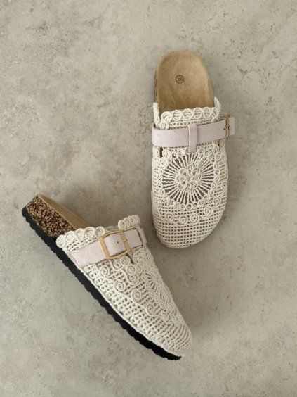 Crochet slippers