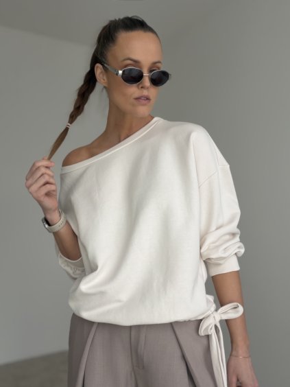 Bavlnená oversize mikina