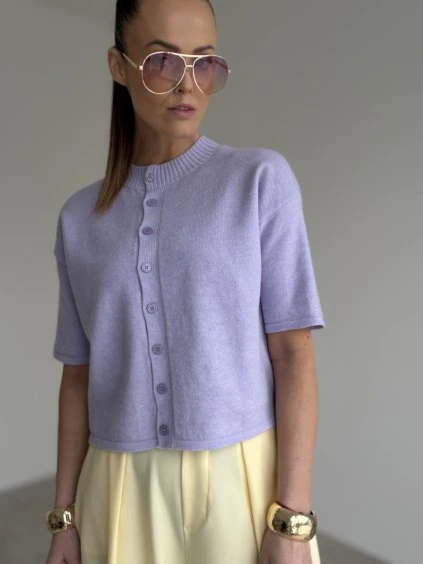 Obojstranný sveter na gombíky