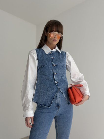 Denim vest