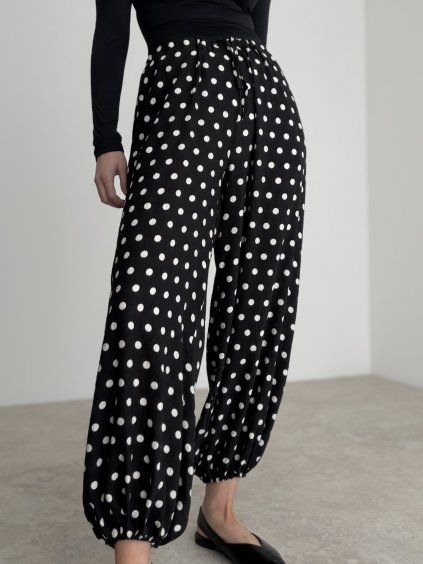 Polka dot trousers