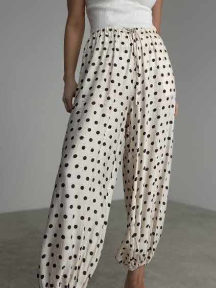 Polka dot trousers