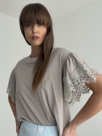 Tričko s krajkou