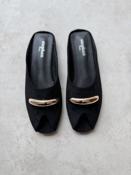 Suede slides