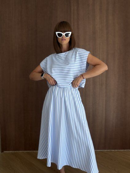 Striped skirt