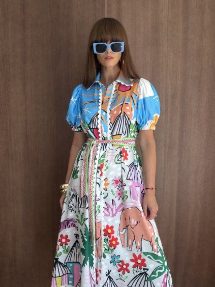 Patterned dress