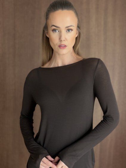 Kaszmirowy top plus
