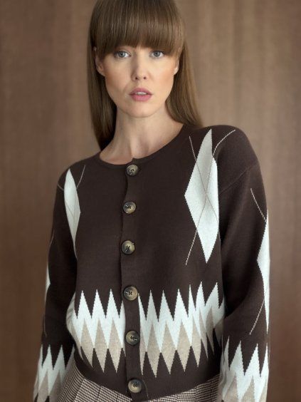 Argyle Pattern Sweater