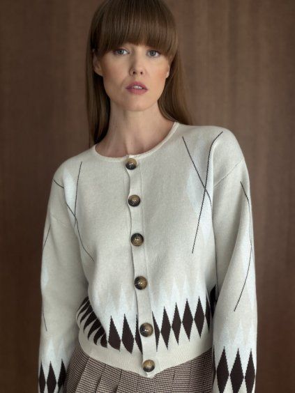 Argyle Pattern Sweater