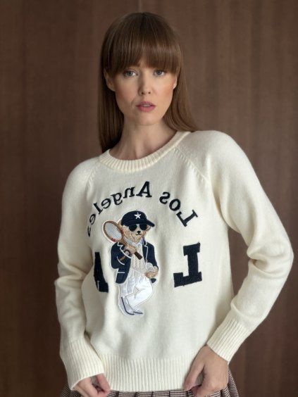 Sweater with Appliqué