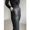 Faux leather trousers
