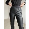 Faux leather trousers