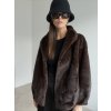 Faux fur coat