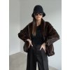 Faux fur coat