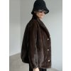 Faux fur coat