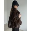Faux fur coat