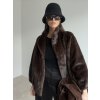 Faux fur coat