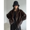 Faux fur coat