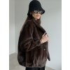 Faux fur coat
