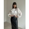 Faux leather skirt