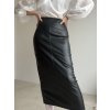 Faux leather skirt