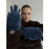 Gloves with fur
