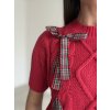 Sweater with a bow
