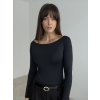 Bodysuit with boat neckline