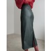 Faux leather skirt