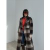 Checked coat