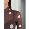 Polka-dot bodysuit