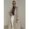 Trench coat with a hood
