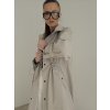 Trench coat with a hood
