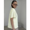 T-shirt with shoulder pads