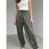 Satin trousers