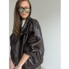 Faux leather jacket