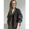 Faux leather jacket