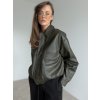 Faux leather jacket