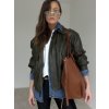 Faux leather jacket