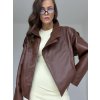 Faux leather jacket
