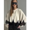 Lace sweatshirt