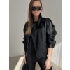 Faux leather jacket