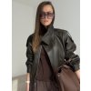 Faux leather jacket