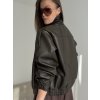 Faux leather jacket