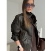 Faux leather jacket