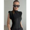 Bodysuit with shoulder pads