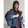 Balloon denim jacket